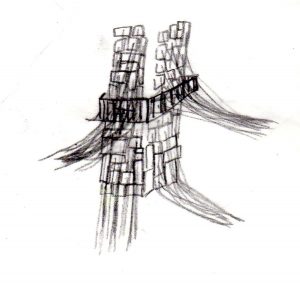 Lisa_Premke_the_chapel_drawing_GalerieM_Marzahn_sound_installation